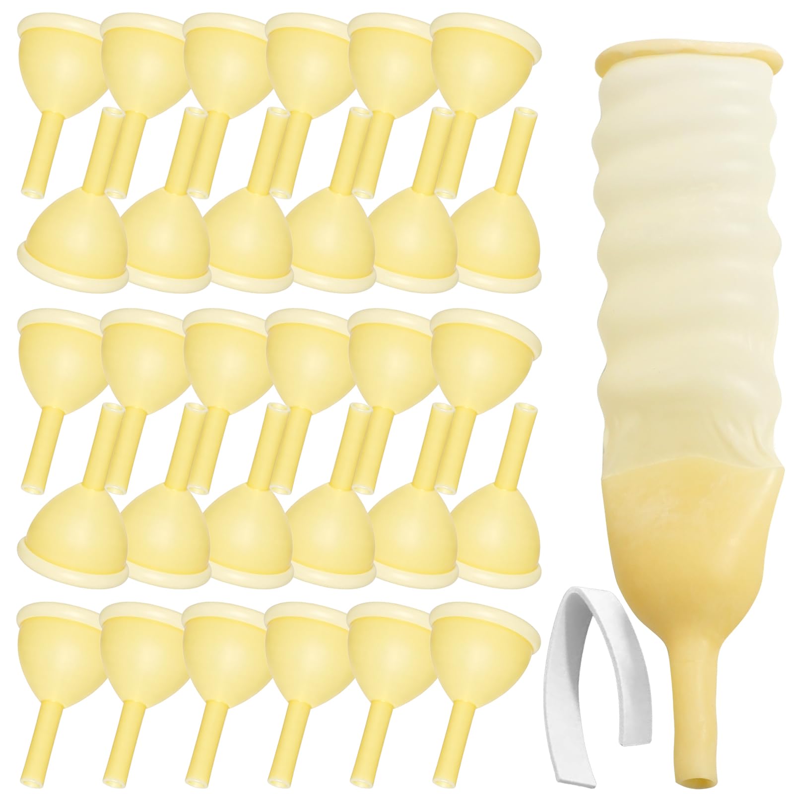 Opstra Yee urine sheath with adhesive band offers a secure fit during daily activities.