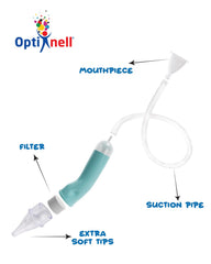 Opti Nell nasal syringe irrigator for versatile cleansing.