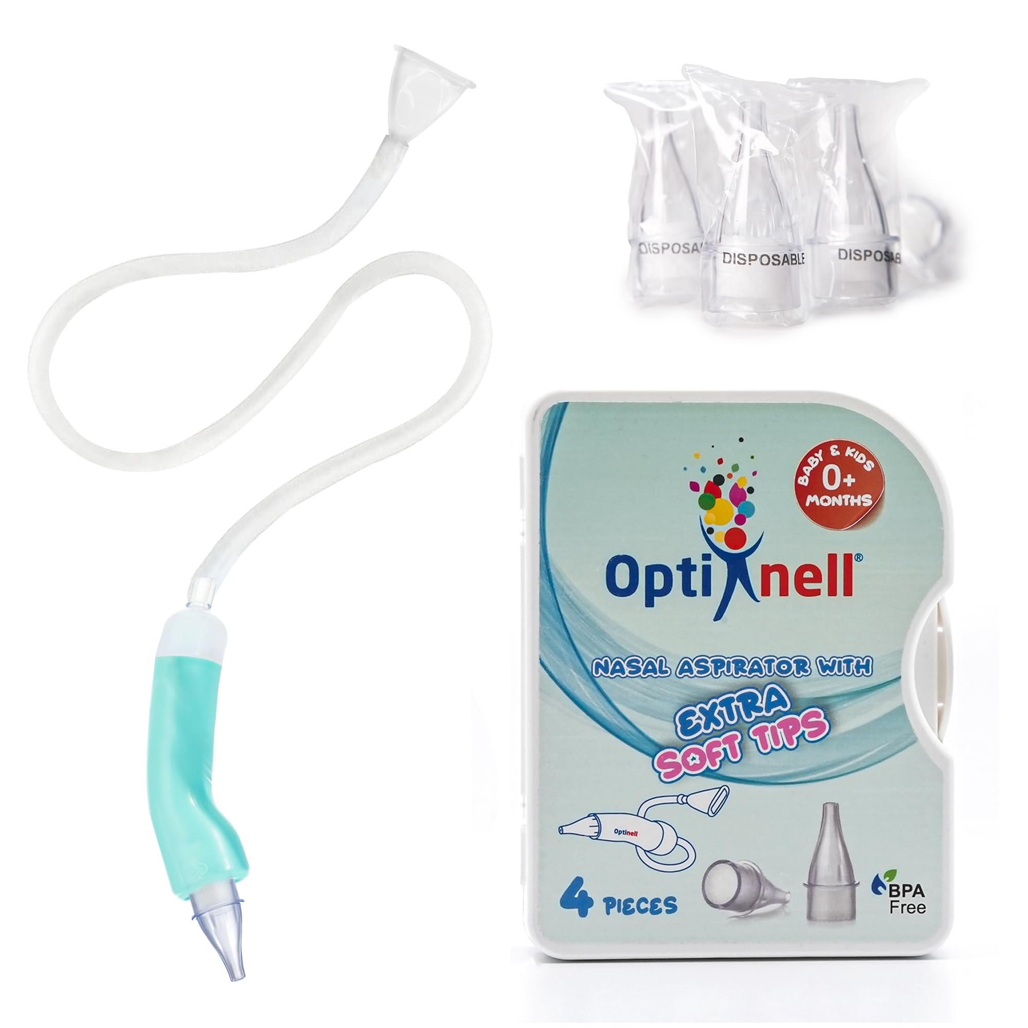 Opti Nell travel friendly design fits in a diaper bag.