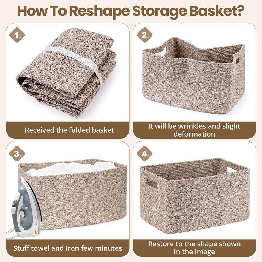 Optish 75L blanket basket in nursery setup
