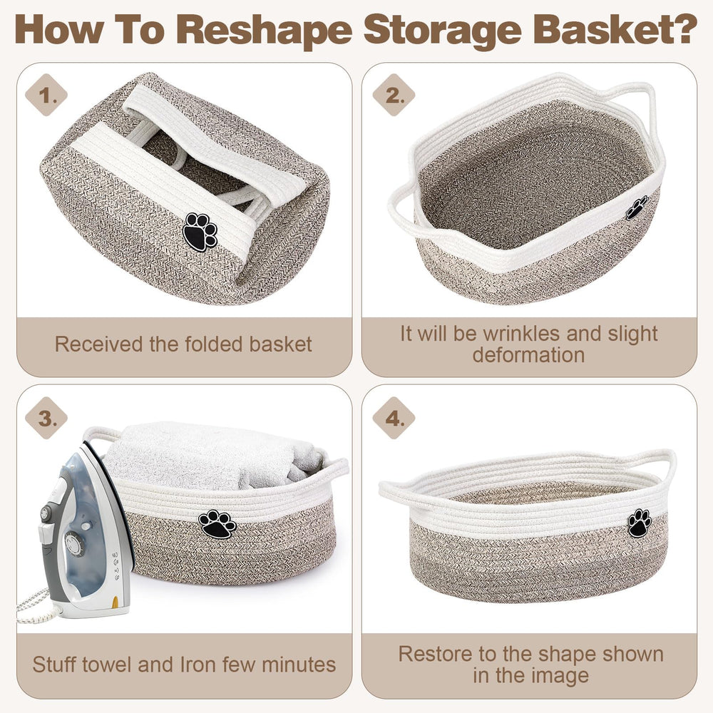 Optish dog toy basket 30L capacity ideal for blankets and toys.