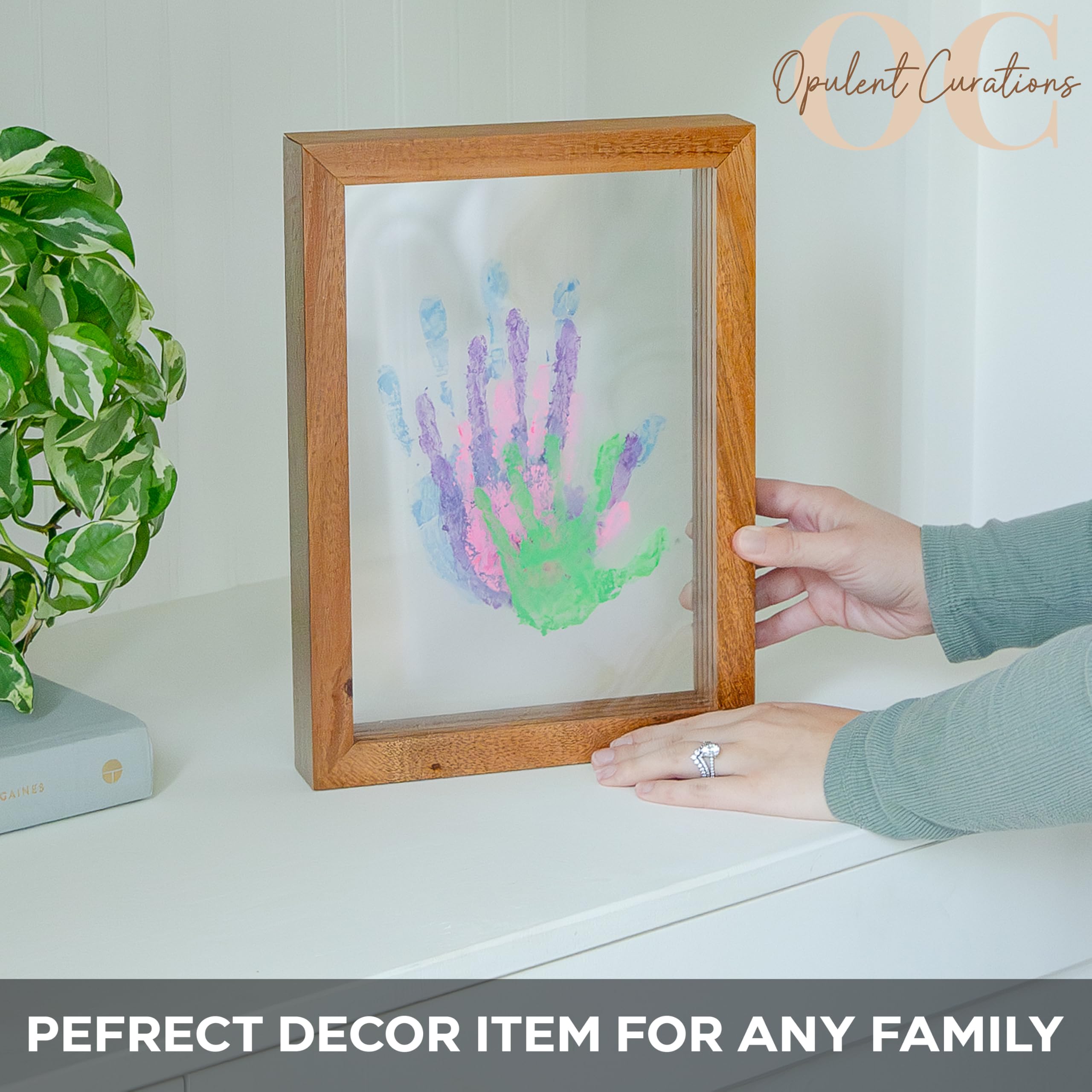 Opulent Curations wall display kit with level helps framing memories.