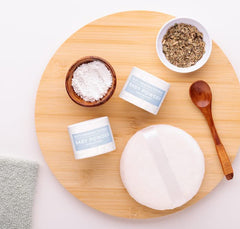 Ora's Amazing Herbal unscented baby powder jar close-up highlighting silky texture