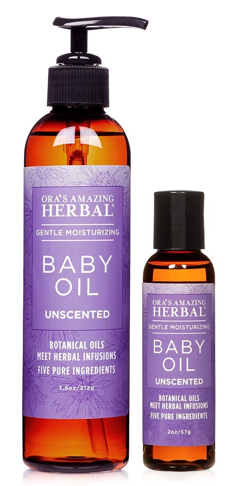 Ora's Amazing Herbal Calendula Baby Oil cradle cap scalp care