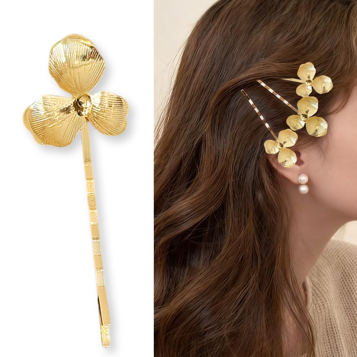 Ordeonrus lightweight clips enable easy bangs or casual updos.