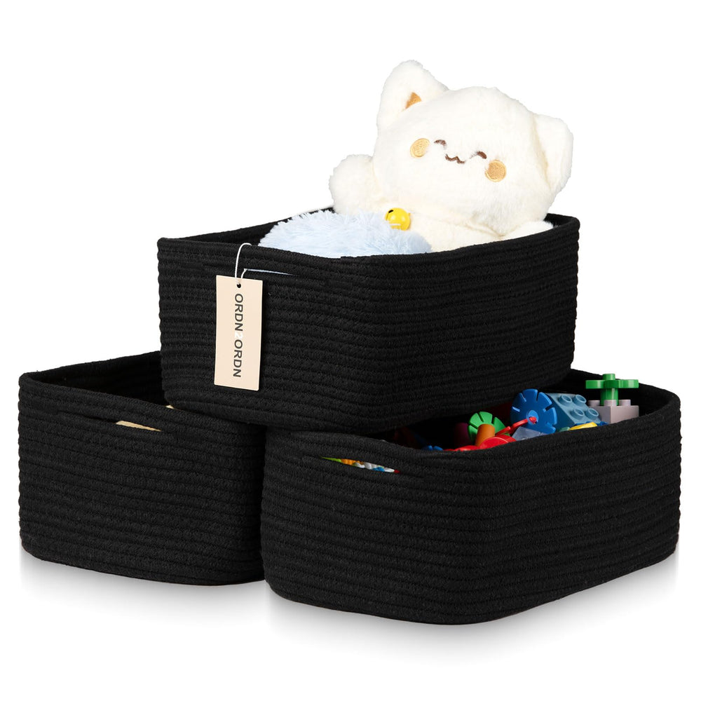 Ordn2Ordn small storage basket set on shelf for stylish organization.