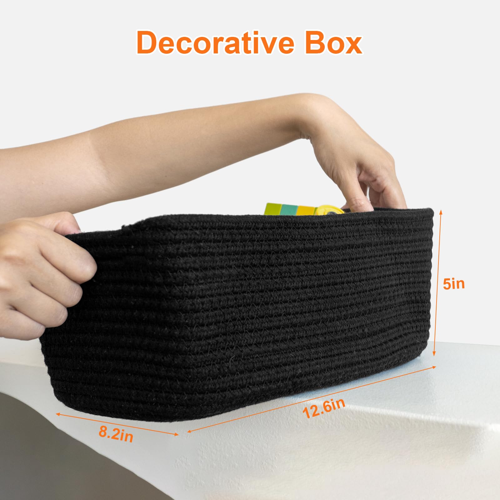 Ordn2Ordn soft cotton rope basket blends with cozy spaces.