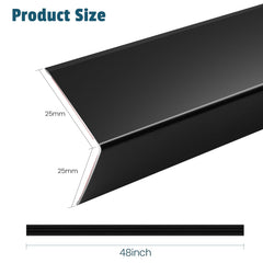Orechic corner guard installed on a cabinet edge for seamless protection.
