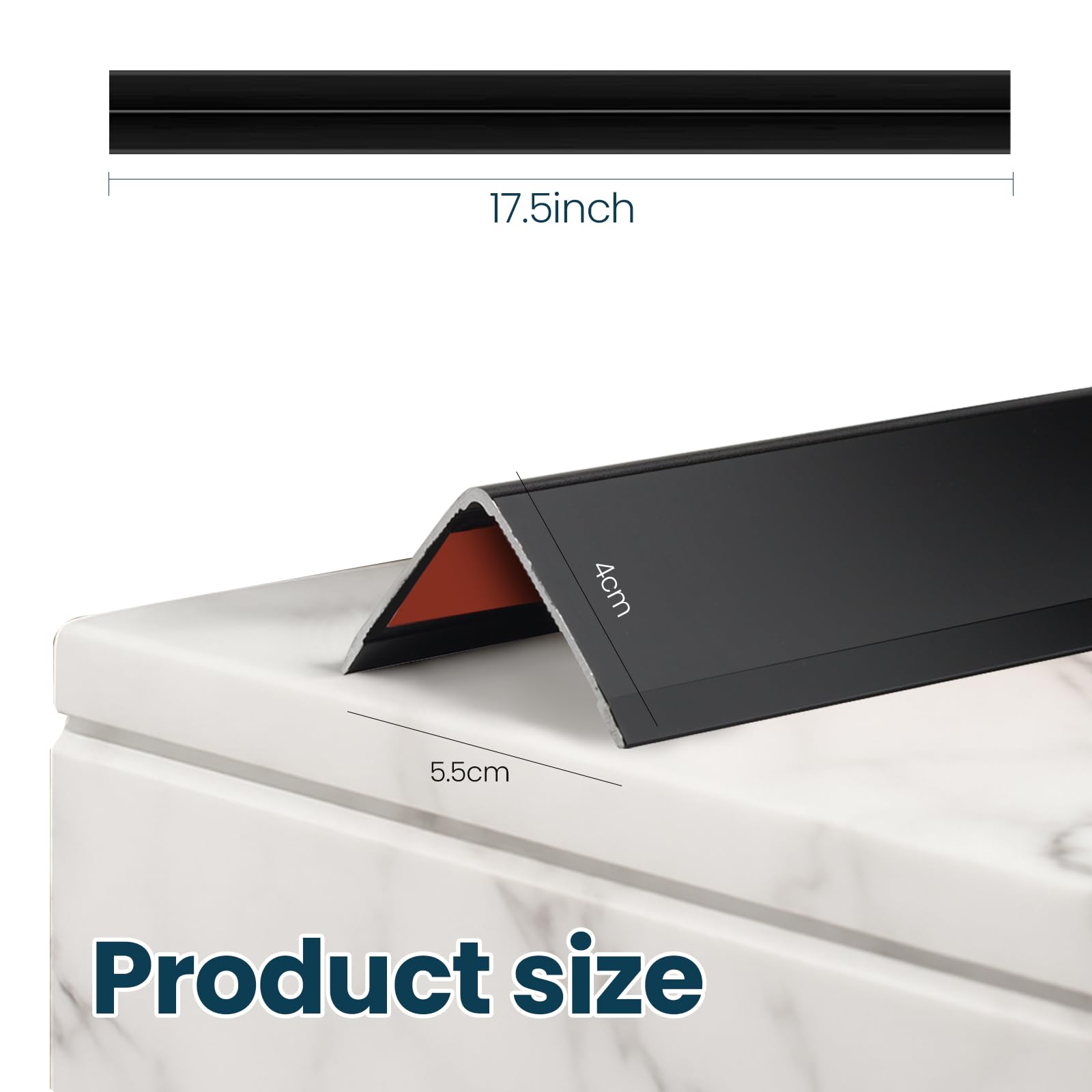 Orechic aluminum corner guard close-up shows smooth, corrosion-resistant finish