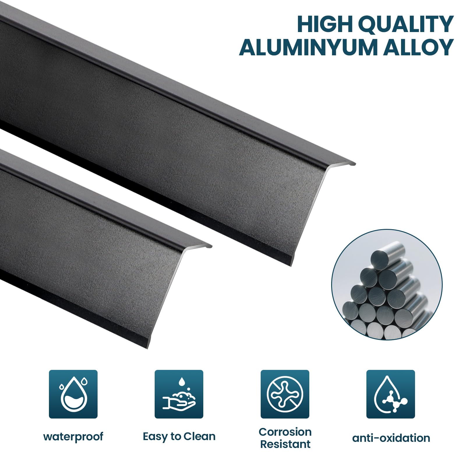 Orechic L-molding trim demonstrates stylish wall edge protection