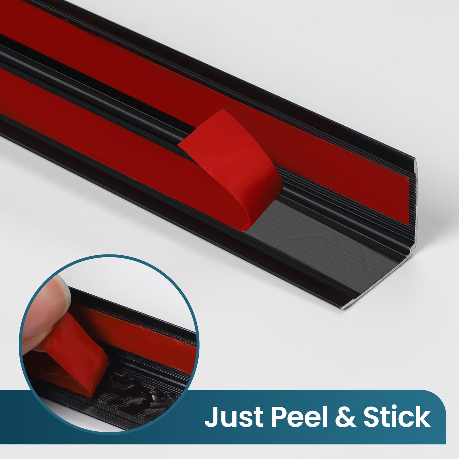 Orechic wall edge protector adding a contemporary metal accent