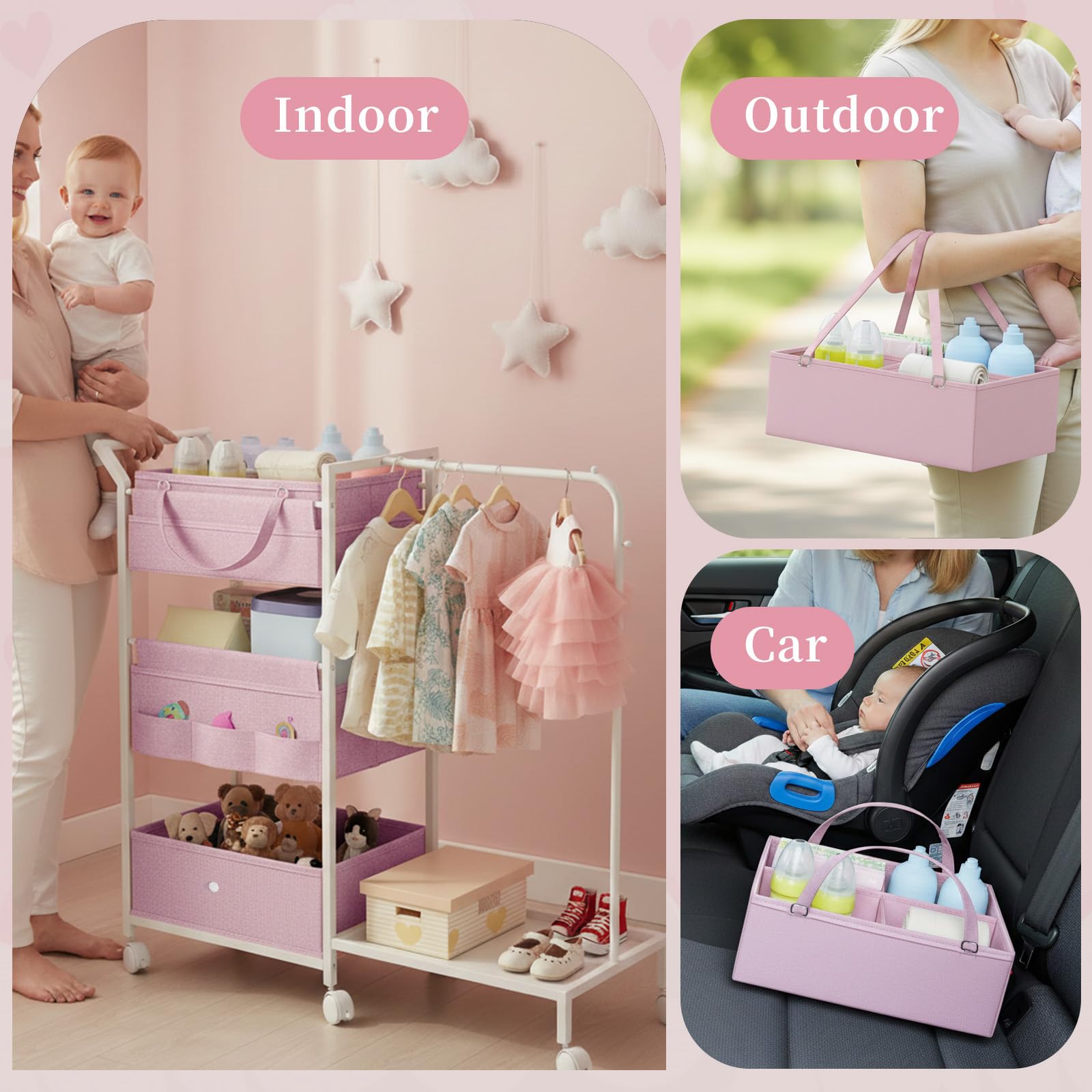 Orekemo removable dividers create customizable compartments for quick access.