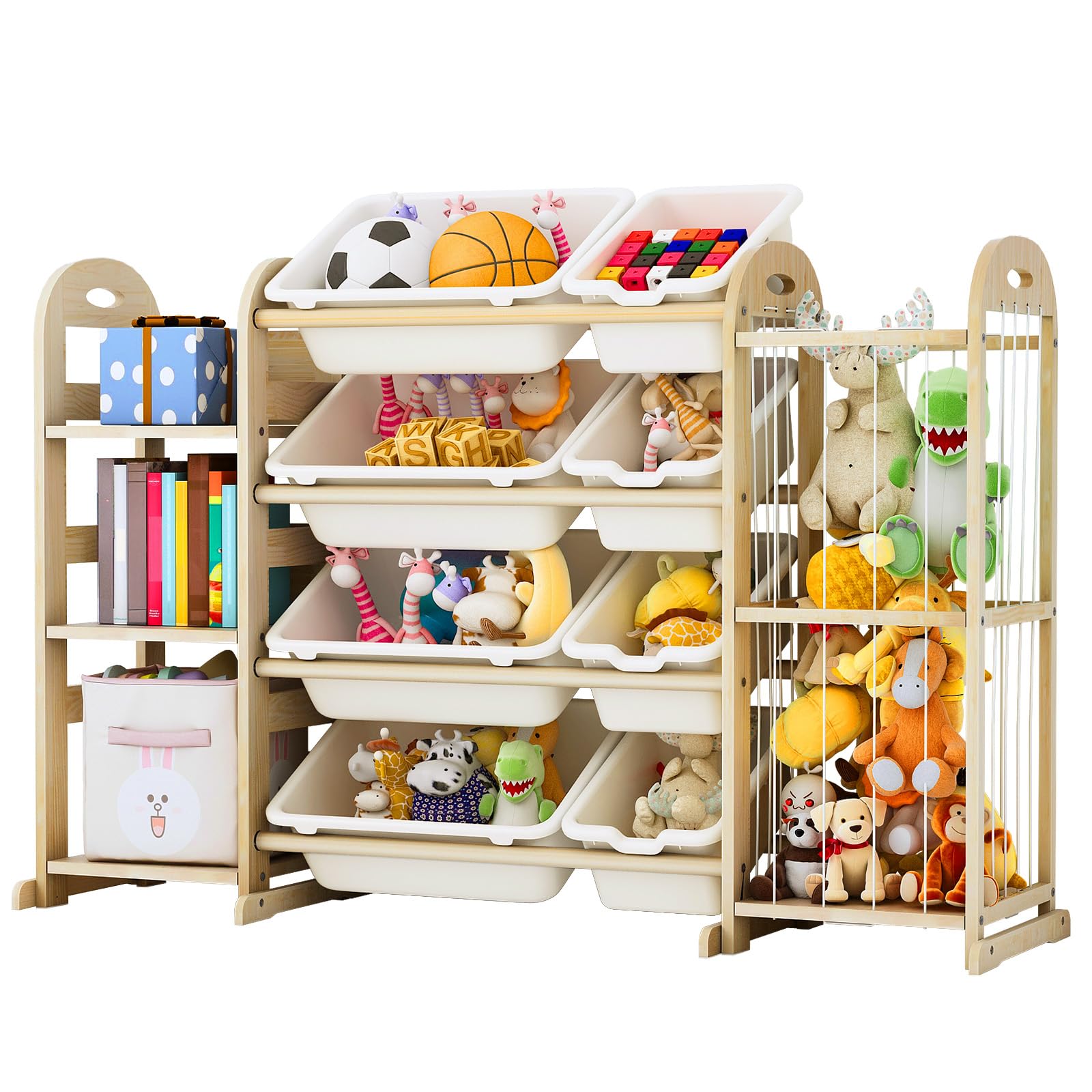 Orekemo kid-friendly height encourages independent cleanup after playtime.