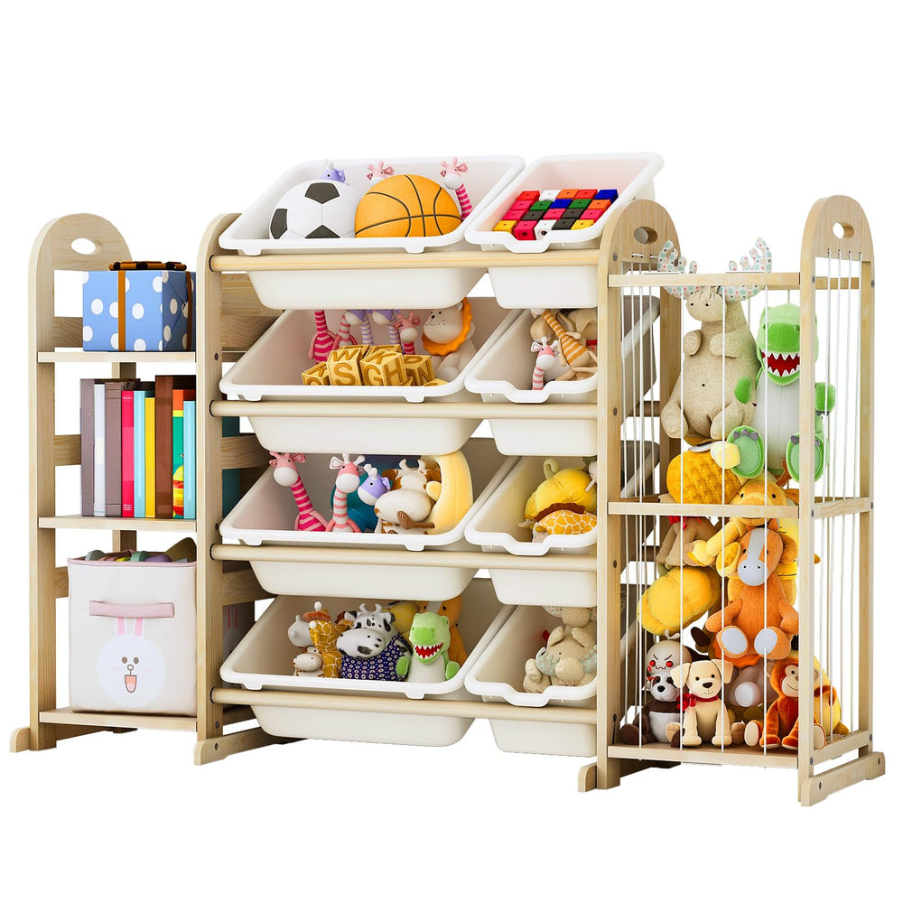 Orekemo kid-friendly height encourages independent cleanup after playtime.