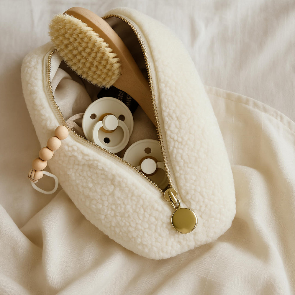 Orelle Cream Bouclé Gift for New Moms blends practicality and style.