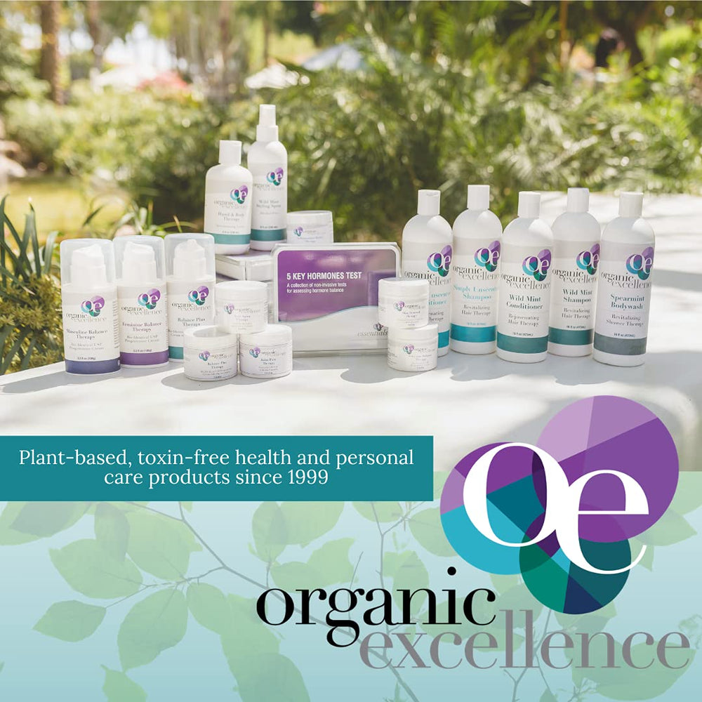 Made in USA packaging of Organic Excellence Balance Plus Therapy