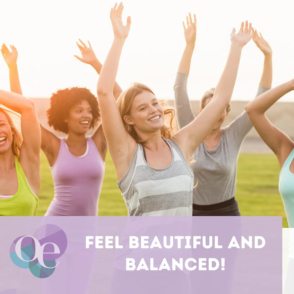 Application steps for Organic Excellence Progesterone Cream show twice-daily massage.