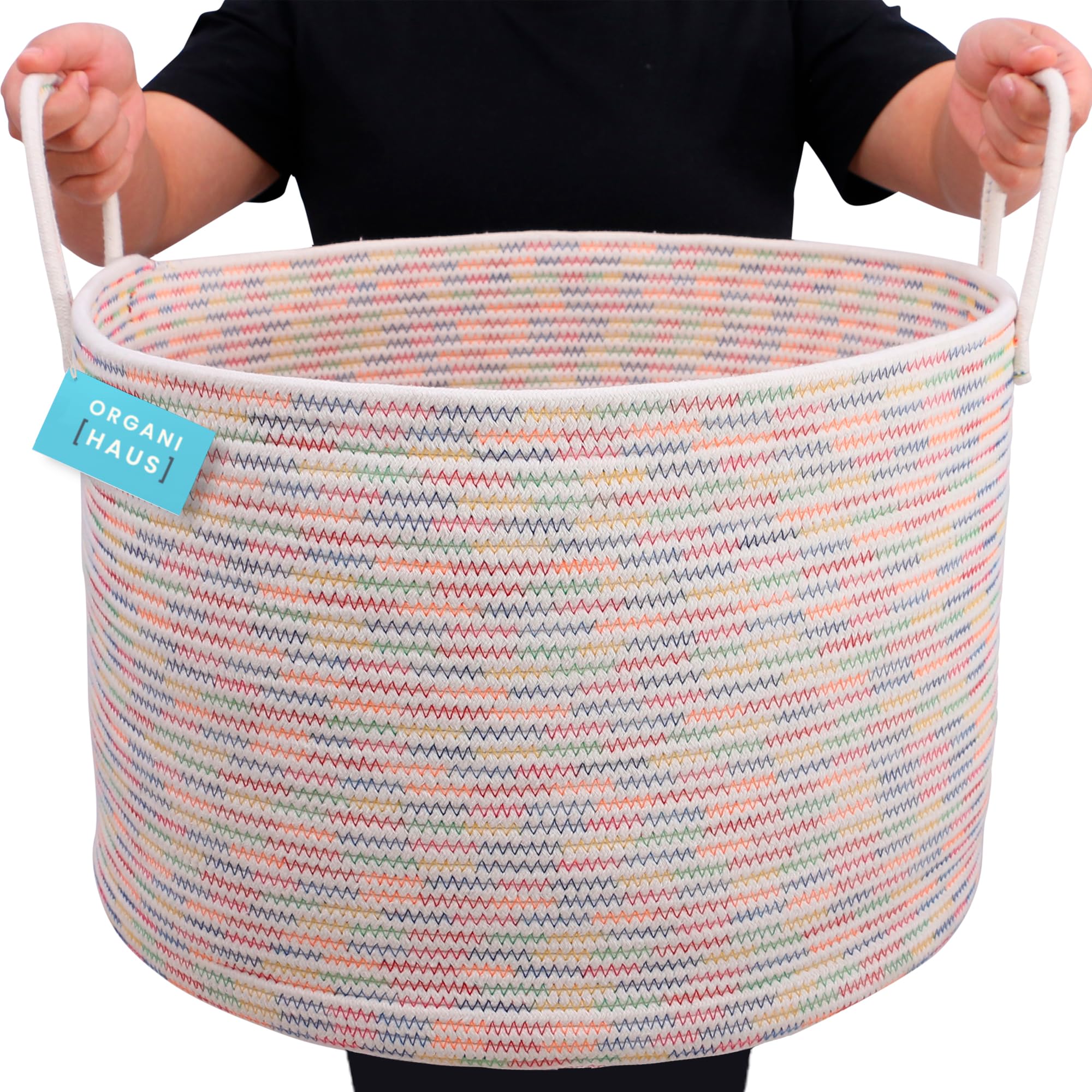 OrganiHaus 20x13 inch size supports larger storage while staying lightweight.