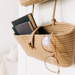 OrganiHaus door-hanging storage keeps shoes and accessories organized