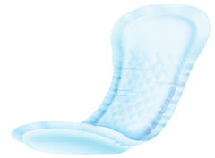 Organyc Elyte Light Inco Pads cotton-core close-up emphasizes softness and gentle touch.