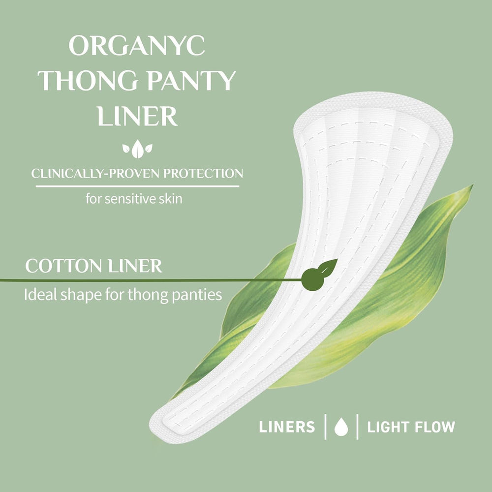 Organyc organic cotton inside and out liner offers breathable comfort throughout the day.
