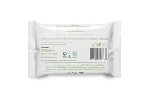 Organyc soft cotton texture close-up highlights skin-friendly material.