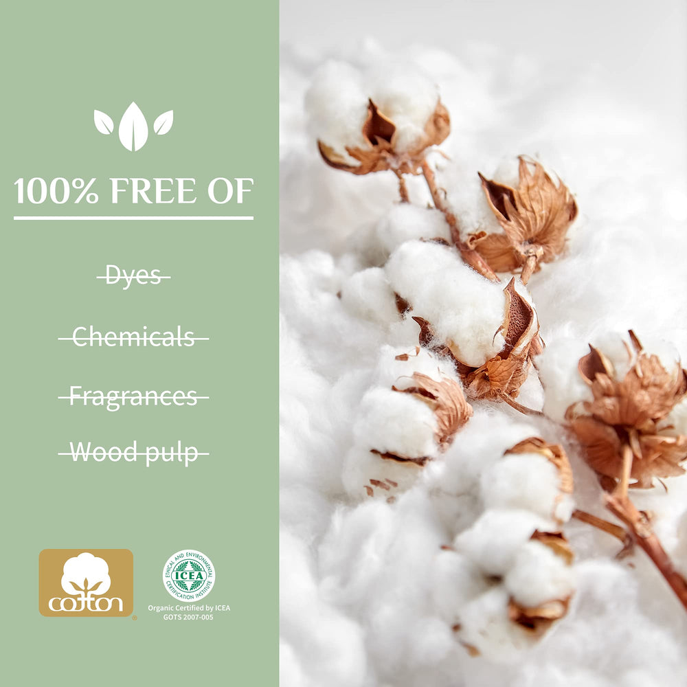 Organyc textured absorbent layer close-up—strong absorption with soft feel.