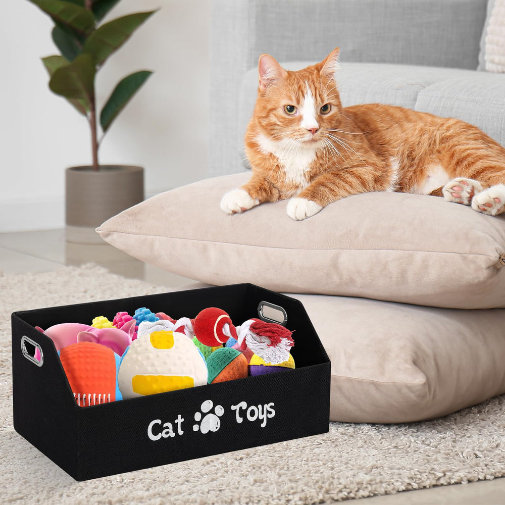 ORGMASTER storage bin blends practicality with decorative charm in any room.