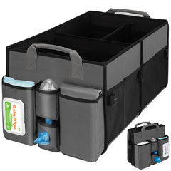 ORIENT FAMULAY collapsible trunk organizer for car travel and diaper storage