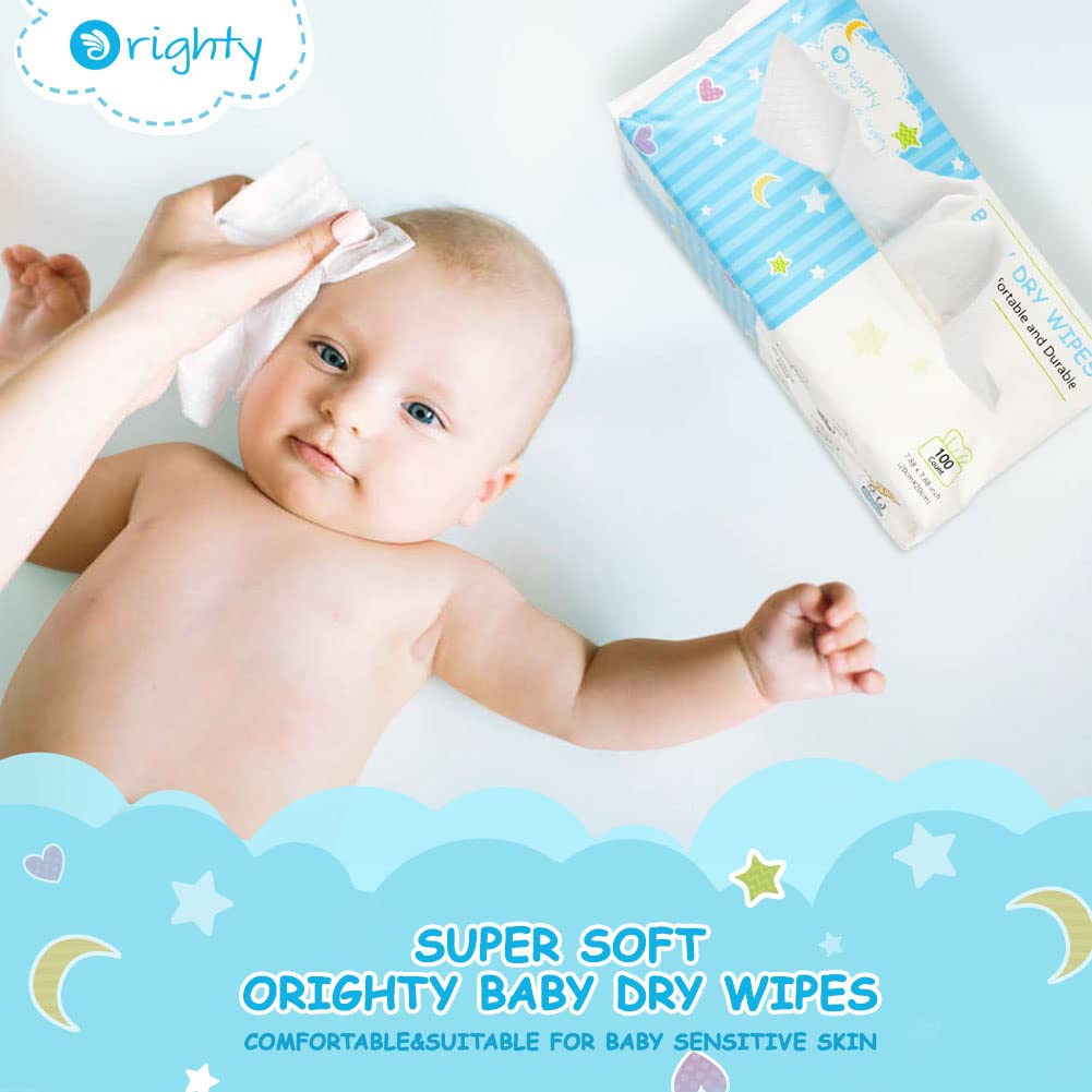 Orighty 600-Pack Bulk Wipes for convenient daily care.