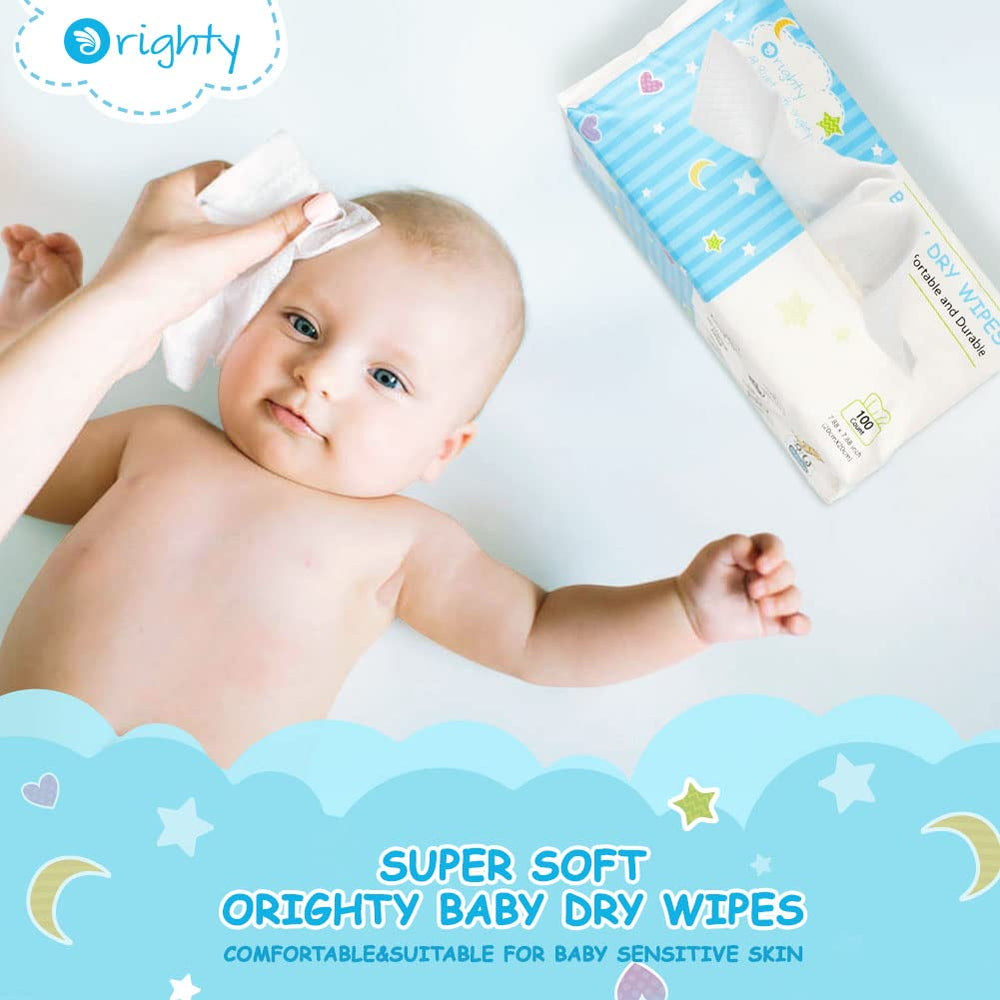 Orighty 600-Pack Bulk Wipes for convenient daily care.