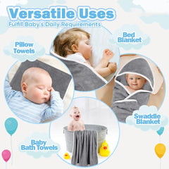 Orighty hooded corner feature providing cozy post-bath warmth