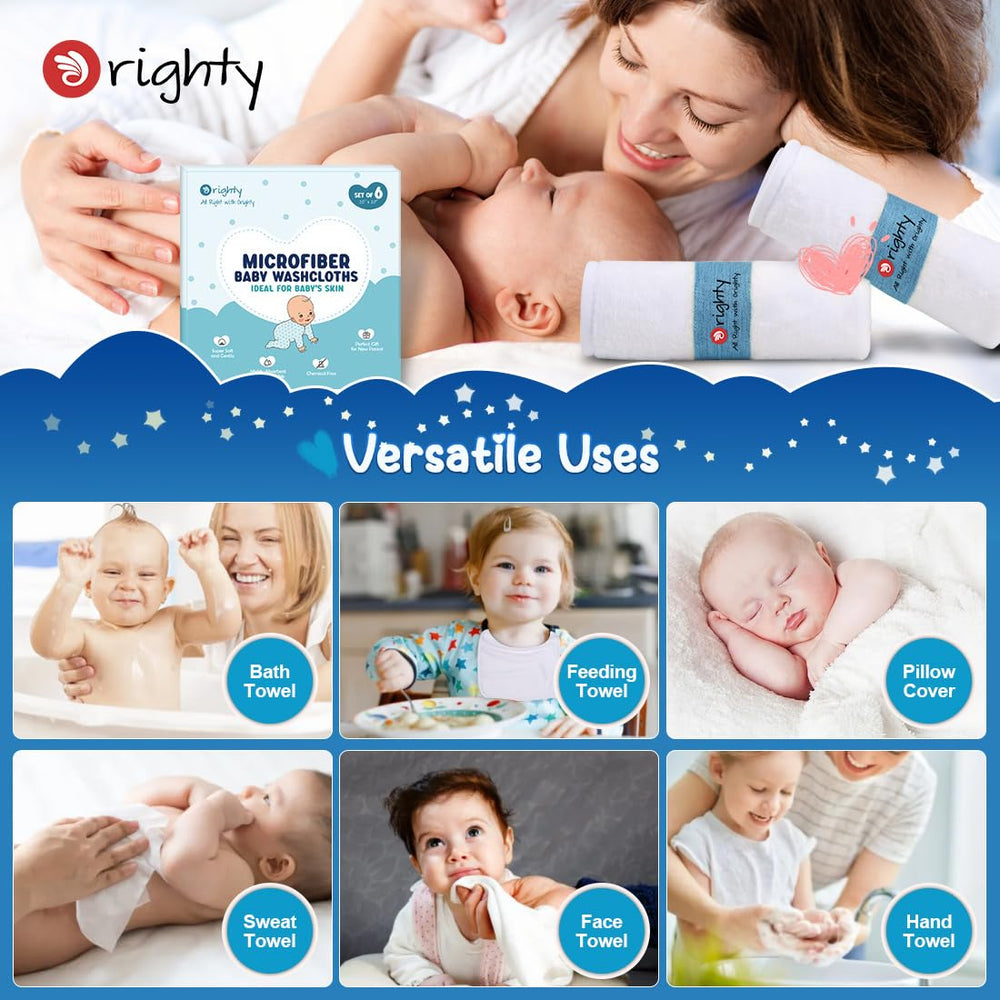 Orighty six-pack measures 25x25 cm for daily tasks.