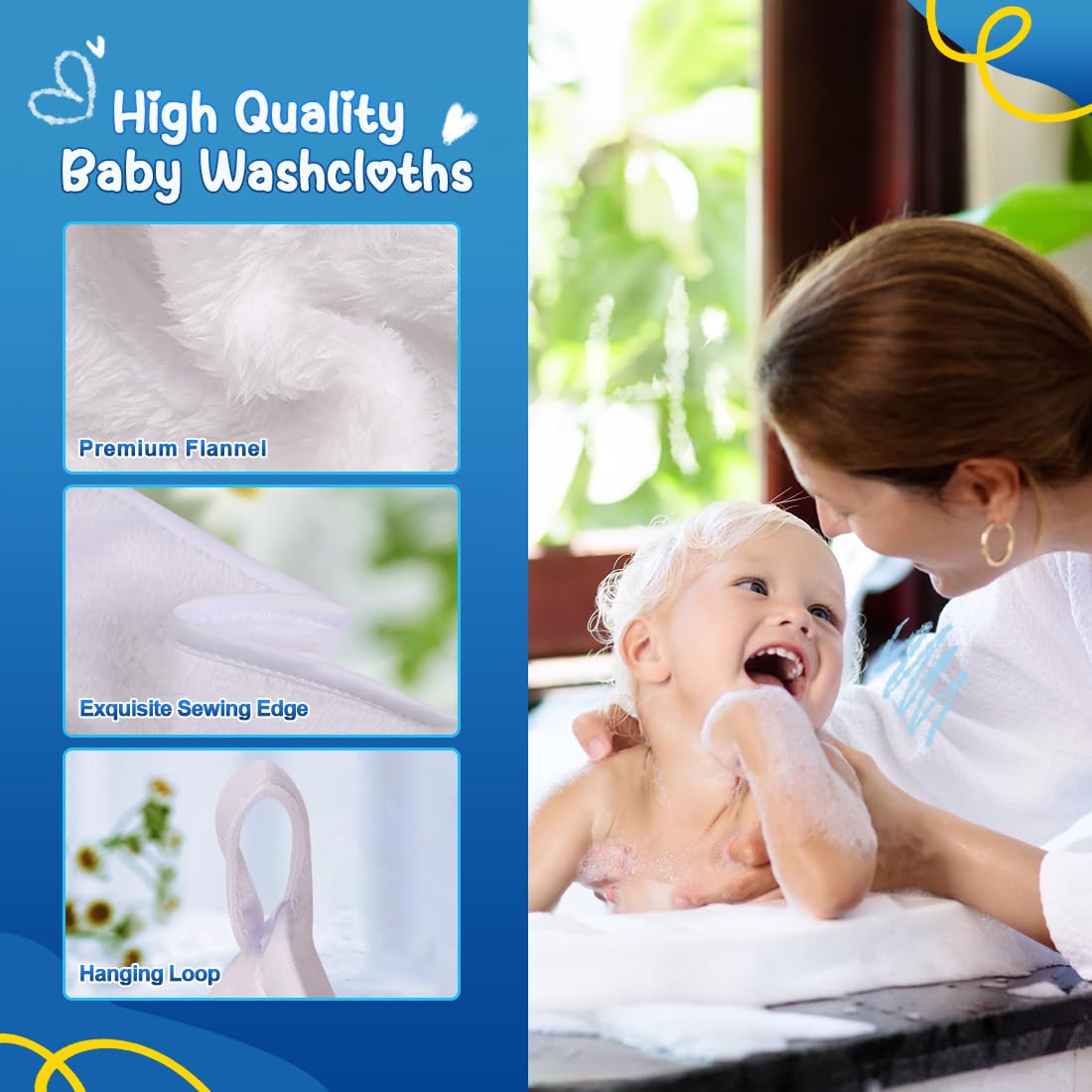 Orighty washcloths offer versatile uses for bath, face, and more.