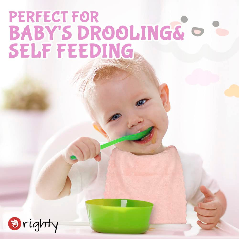 Orighty burp cloths are lint-free and won’t shrink.