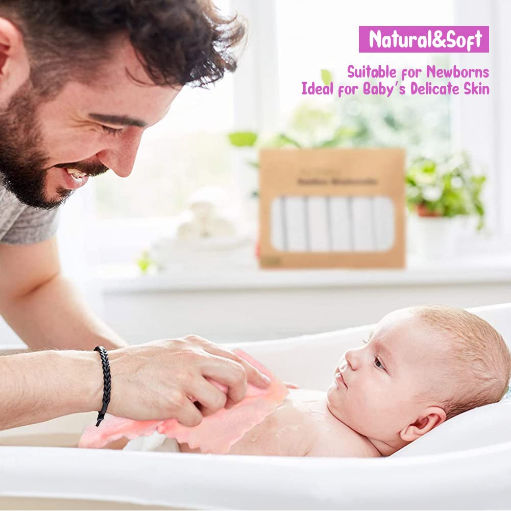 Orighty machine-washable baby face towels, long-lasting softness.