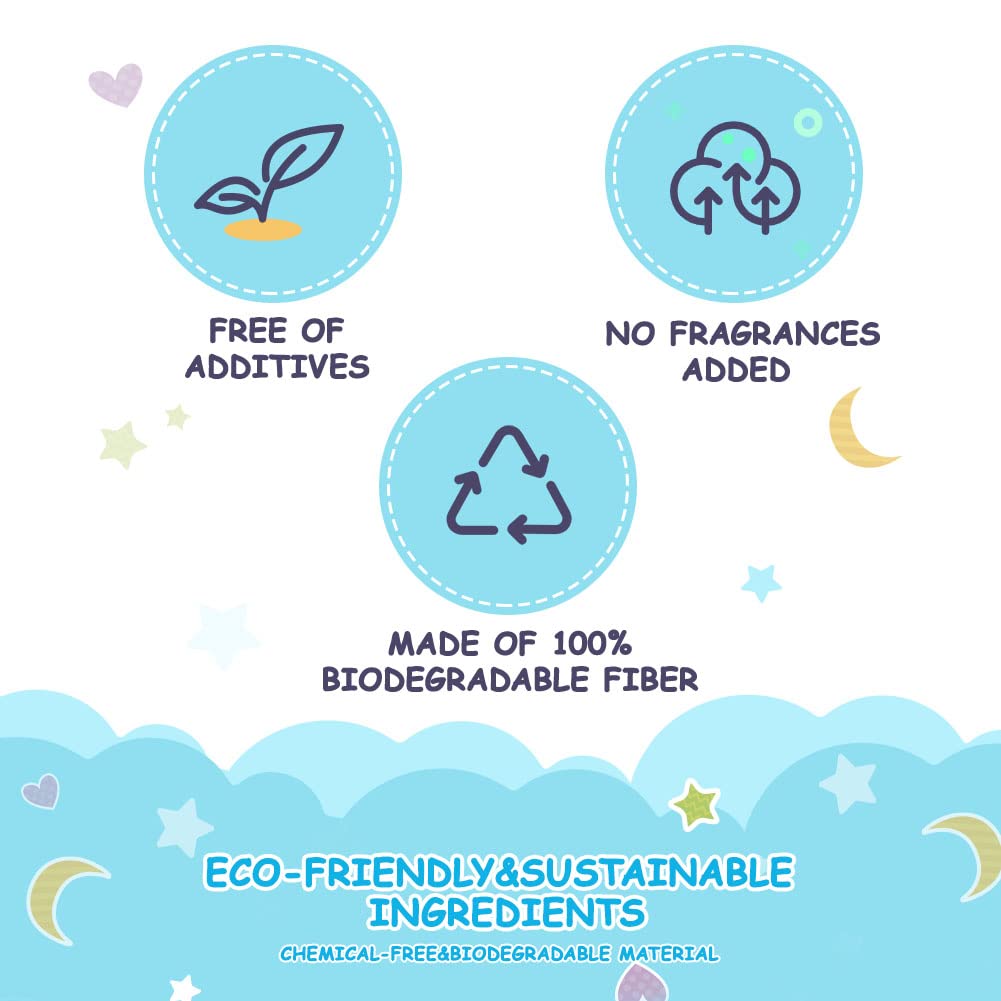 Orighty Multi-Purpose Baby Wipes for diaper changes, nursing, and more.