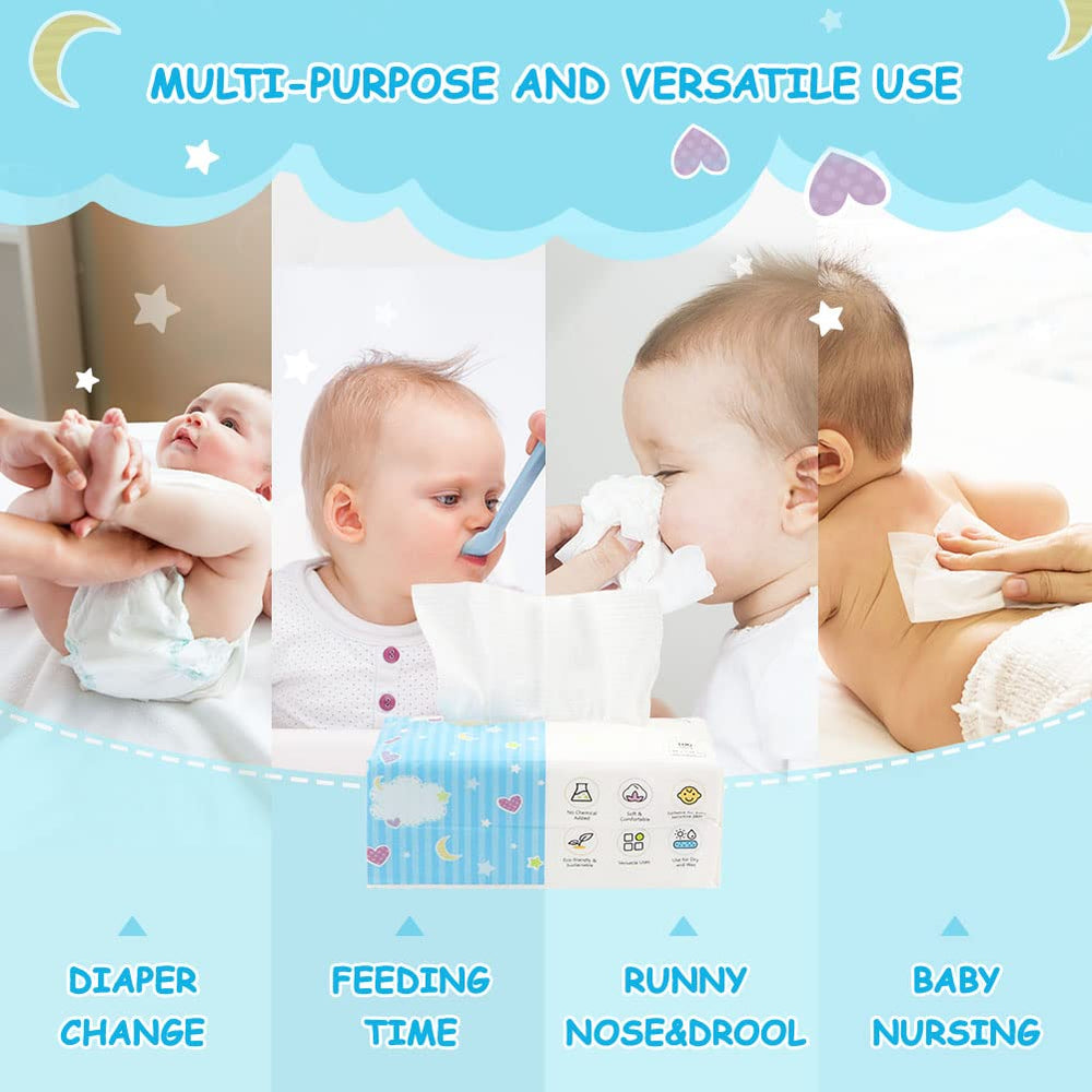 Orighty Unscented Biodegradable Fiber wipes are gentle on sensitive skin.