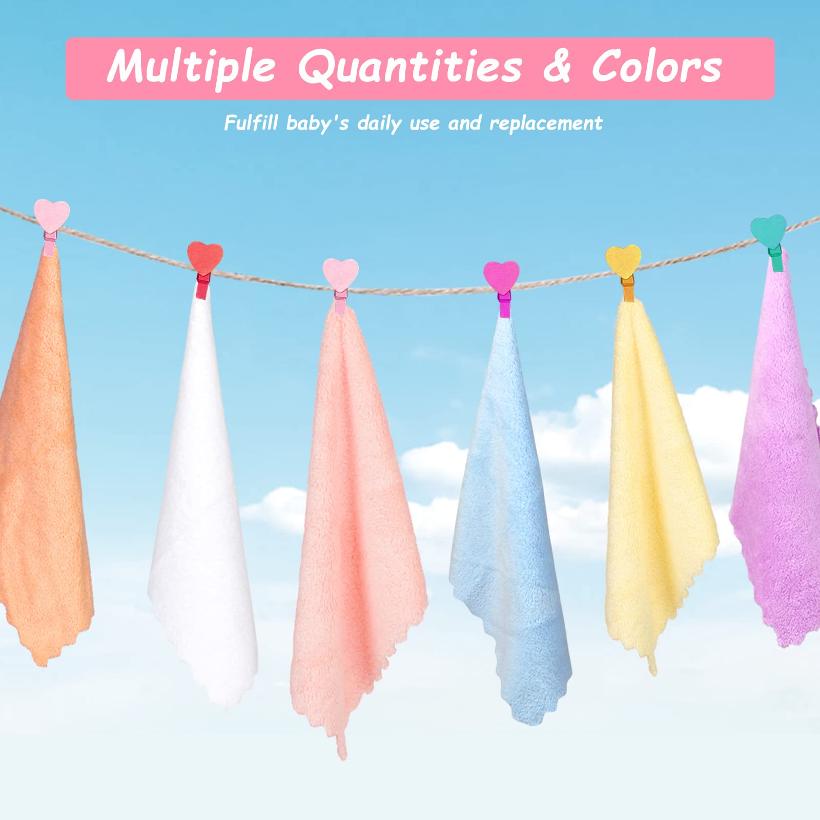 Orighty washcloths close-up highlights soft microfiber texture for comfort