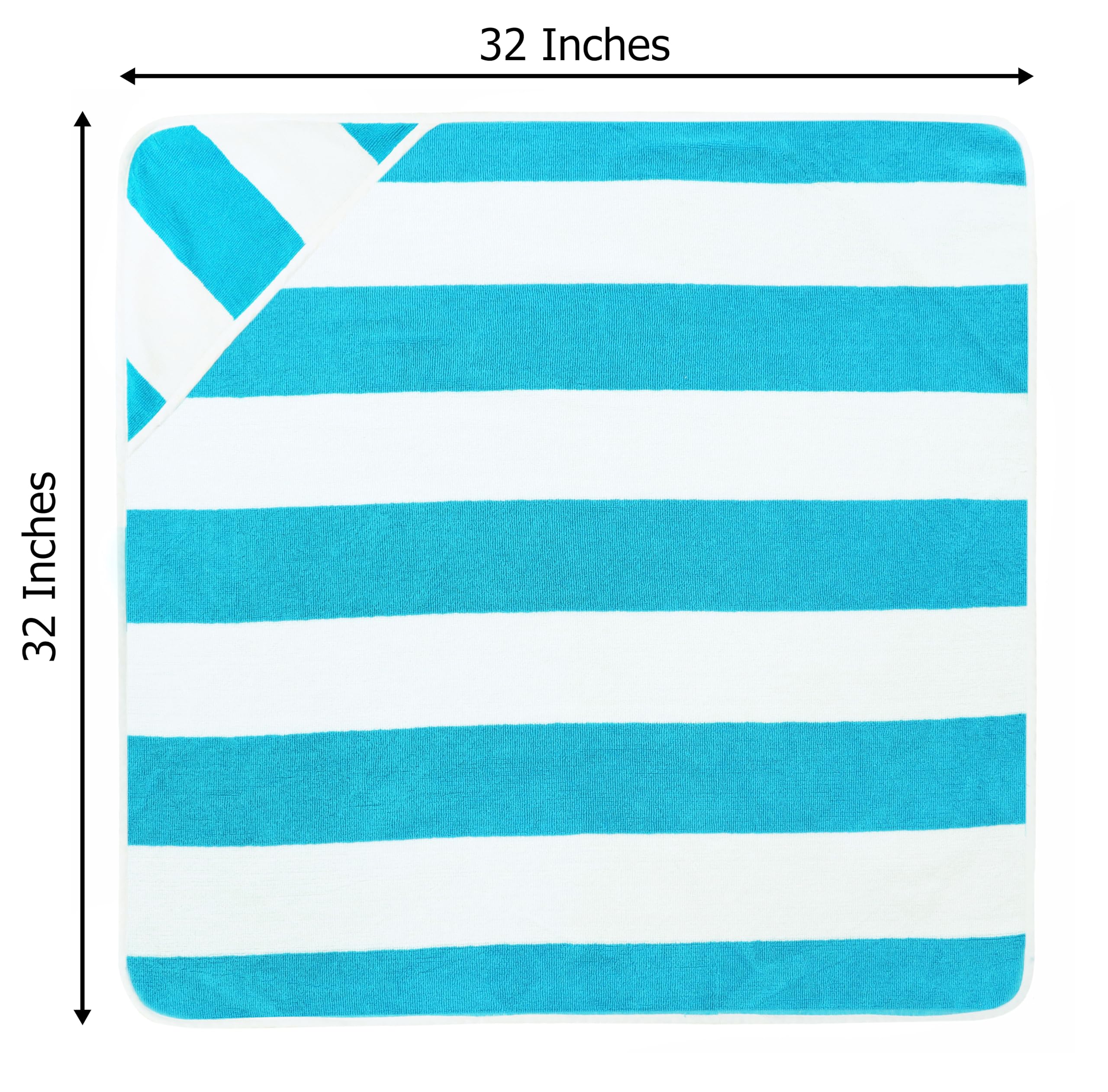 Original Kids hooded towel in soft cotton wraps newborns warmly after baths.