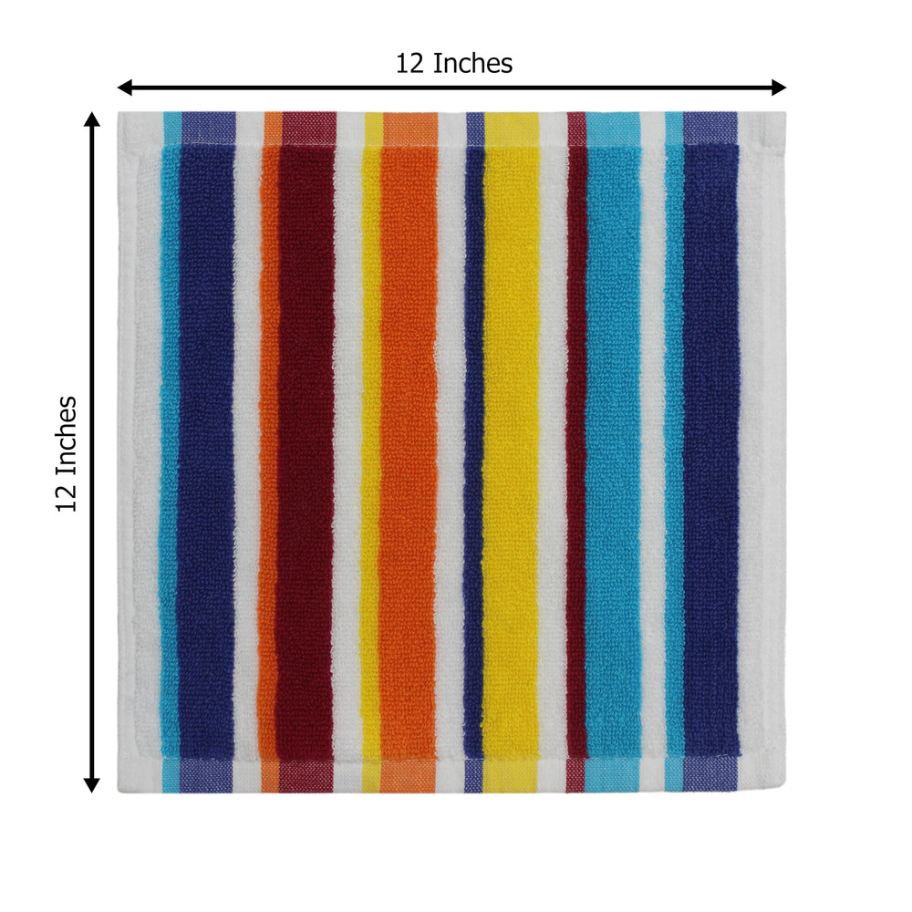 Original Kids wash cloths measure 12x12 inches, sized for little hands.