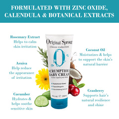 Calendula and zinc oxide in Original Sprout Scrumptious Baby Cream