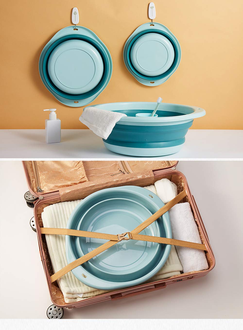 ORIZZP space-saving design collapses to a slim 1.6 inches when stored.