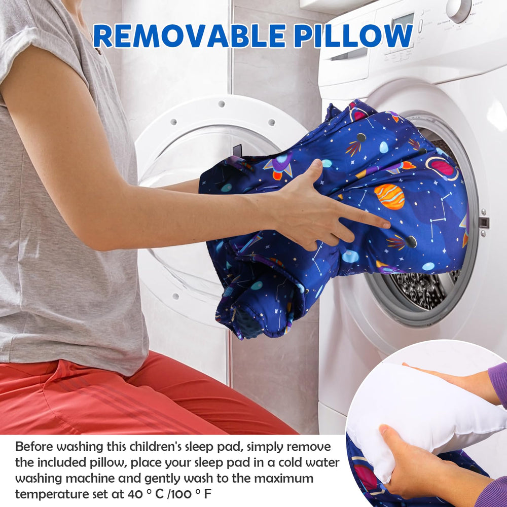 Orrhomi nap mat provides full-coverage warmth and draft protection