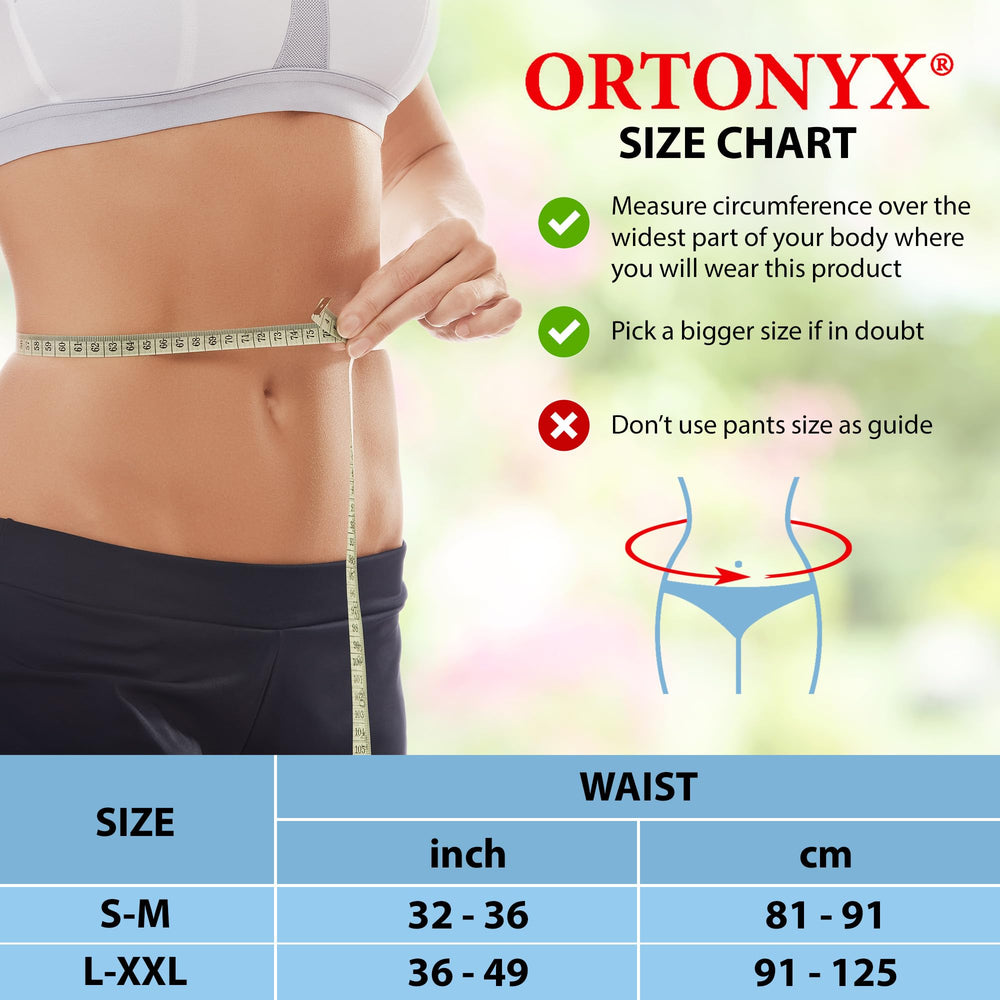 ORTONYX breathable fabric promotes ventilated comfort and skin cooling.