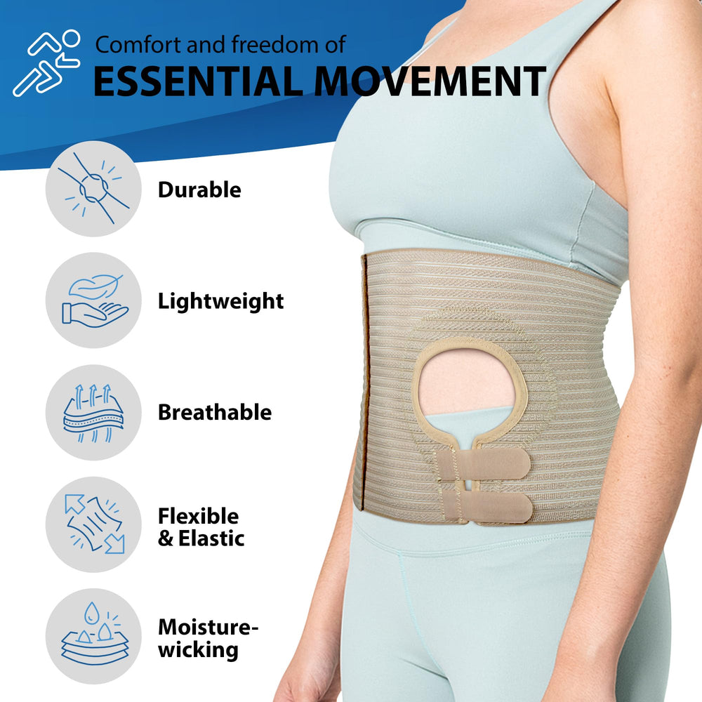 ORTONYX discreet-fit design supports active living with secure wear.