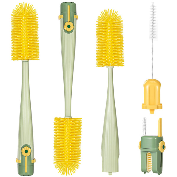 Orzbow 2-pack 5-in-1 bottle brush set showing the main brush for gentle cleaning