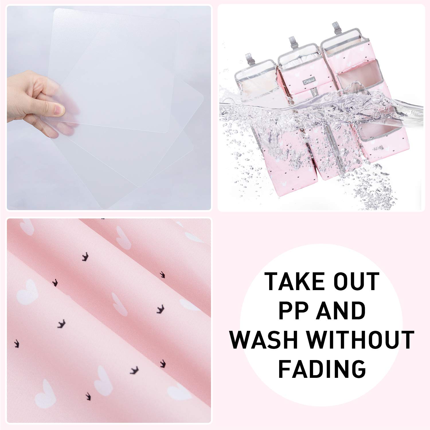 Orzbow 3-in-1 caddy durable material features waterproof 300D Oxford fabric