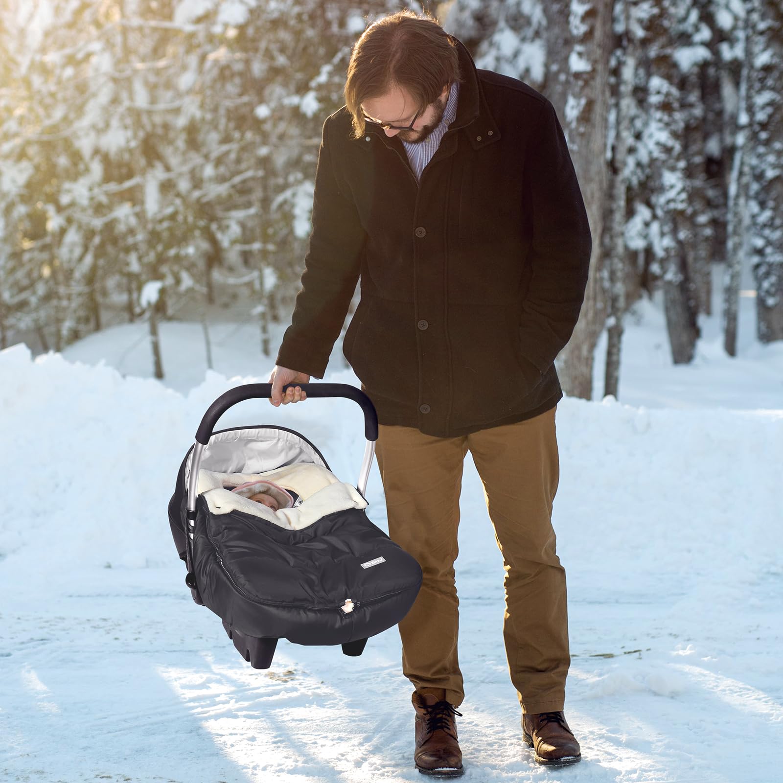 Orzbow adjustable front collar for customizable warmth