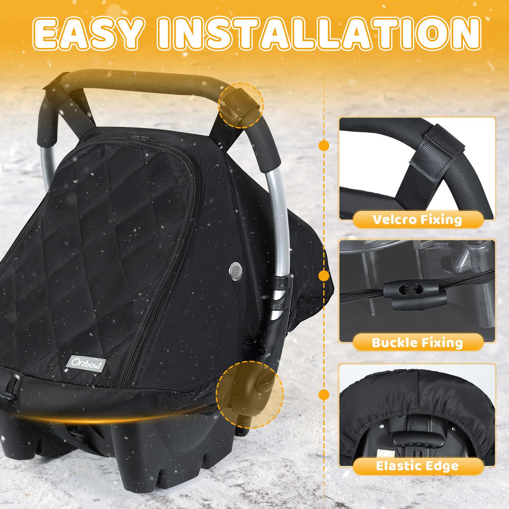 Orzbow adjustable zipper opening for quick diaper checks without full removal